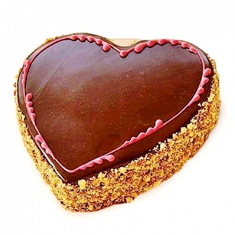 Chocolaty Heart Cake 1kg